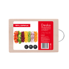 DESKA KUCHENNA DREWNIANA Z UCHWYTEM METALOWYM FLORINA 24X16CM MAŁA FLORINA 1.000szt