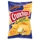 Crunchips X-Cute Chipsy serowo-cebulowe - Lorenz to ziemniaczana przekąska o wyrazistym smaku.