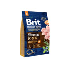 Suchy pokarm dla dorosłych psów średnich ras z kurczakiem Premium By Nature BRIT 3.00kg