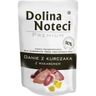Mokry pokarm dla dorosłych psów wszystkich z kurczakiem i makaronem saszetka Premium DOLINA NOTECI 100g