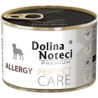 Mokry pokarm dla dorosłych psów wszystkich z alergią   Allergy puszka Premium Perfect Care DOLINA NOTECI 185g