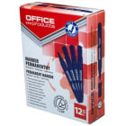Marker permanentny okrągły kolor niebieski 12 szt. OFFICE PRODUCTS 12.000szt