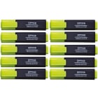 Zakreślacz fluorescencyjny kolor żółty, zestaw 10 sztuk OFFICE PRODUCTS 10.000szt