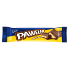 Wedel Pawełek - baton czekoladowy z nadzieniem advocat. Jest oblany gorzką czekoladą.