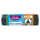 Gosia - Worki na śmieci 60l 10 szt. Gwarancja najwyższej jakości.