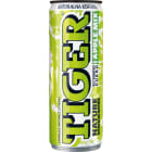 Gazowany napój energetyzujący bez cukru o smaku jabłkowym TIGER 250ml