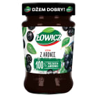 Dżem z aronii - Łowicz. Dżem z niską zawartością cukru, z dużymi kawałkami owoców.