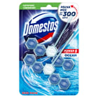 Domestos - Kostka toaletowa Power 5 Duo Ocean. Czyści i dezynfekuje toaletę.
