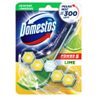 Kostka toaletowa Lime Domestos Power 5 dba o czystość i świeżość toalety na 5 sposobów.