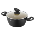 Garnek aluminiowy z pokrywką, 20 cm 2.1L FLORINA 1.000szt