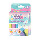 Plastelina 6x15g mix kolorów KEYROAD 1.000szt