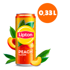 Napój o smaku brzoskwiniowym z ekstraktem z czarnej herbaty LIPTON ICE TEA 330ml