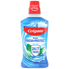 Colgate - Płyn do płukania jamy ustnej Cool Mint pozostawia długotrwałe uczucie świeżości.