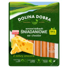 Serowe kiełbaski śniadaniowe ser cheddar DOLINA DOBRA 200g