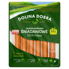 Śląskie kiełbaski śniadaniowe 100% mięsa DOLINA DOBRA 200g