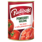 Pomidory krojone bez skórki w soku pomidorowym - Pudliszki