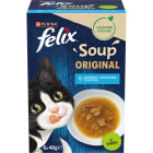 Uzupełniająca karma dla kota (6 x 48g) Soup FELIX® 288g