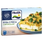 Ryba z pieca z sosem brokułowym-Frosta. Doskonały pomysł na pełnowartościowy i smaczny posiłek.