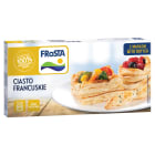 Mrożone ciasto francuskie - Frosta. Różnorodne posiłki w zależności od preferencji.