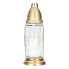 Znicz z wkładem kolor biały 20.5x8x8 cm BISPOL 1.000szt