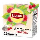 Herbata biała aromatyzowana Malina 20 piramidek LIPTON 30g