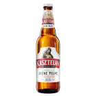 Piwo w butelce 500 ml - Kasztelan. Wyjątkowo orzeźwiający napój o intensywnie chmielowym smaku.