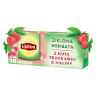 Herbata zielona aromatyzowana Malina i Truskawka 20 torebek ex. LIPTON 45g