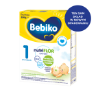 Bebiko 1-Mleko modyfikowane początkowe. Przystosowane dla niemowląt już od urodzenia.