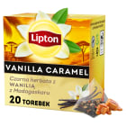 Herbata czarna z wanilią z Madagaskaru 20 piramidek LIPTON 34g