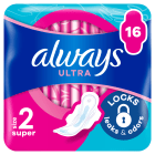 Podpaski-Always Ultra Super Plus Duo Pack to innowacyjne podpaski z 4 skrzydełkami.
