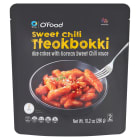 Tteokbokki   kluski ryżowe ze słodkim sosem chili O'FOOD 290g