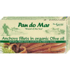 Anchois w oliwie z oliwek BIO 50g - Pan Do Mar. Oryginalny, ale pyszny produkt.