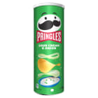 Chipsy Śmietana i Cebula Pringles to kultowej chipsy ziemniaczane o oryginalnym smaku.