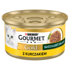 Karma dla kotów z kurczakiem Gold GOURMET 85g