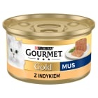 Karma dla kotów   mus z indykiem Gold GOURMET 85g