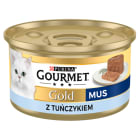 Gourmet – Pokarm dla kotów mus z tuńczykiem Gold -