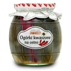 Ogórki kwaszone na ostro - Orzeł Polska posiadają wiele możliwości zastosowania.