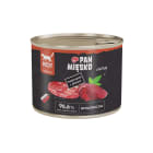 Mokry pokarm dla dorosłych kotów z wieprzowiną i jeleniem PAN MIĘSKO 200g