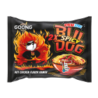 Makaron Ramen o smaku ostrego kurczaka (podwójnie ostry)   instant BULDOG 117g