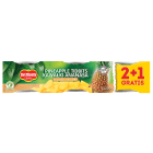Ananasy (kawałki) 3 pack 2+1 GRATIS DEL MONTE 690g