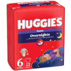 Pieluchomajtki na noc rozmiar 6 (15 25kg) 22szt. Overnights HUGGIES 1.000szt