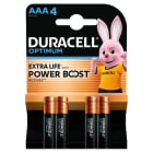 Baterie alkaliczne Optimum AAA 4 szt. DURACELL 4.000szt
