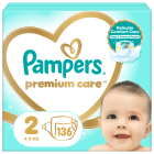 Pieluchy Rozmiar 2 (4 8kg) Premium Care PAMPERS 136.000szt