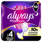 Podpaski Secure Night 10 szt. PLATINUM ALWAYS 1.000szt