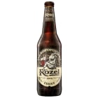 Piwo ciemne w butelce - Kozel. Intensywny, słodkawy smak i ciemna barwa.