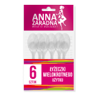 ŁYŻECZKI WIELOKROTNEGO UŻYTKU 6 SZT. ANNA ZARADNA 1.000szt