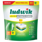 Tabletki do zmywarek 80 szt. Ultimate Power All in One LUDWIK 80.000szt