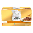 Mokry pokarm dla dorosłych kotów kawałki w sosie (4x85g) Gold GOURMET 340g