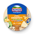 Hochland - Ser topiony w krążku Kwartett. Cztery pyszne smaki w jednym opakowaniu.
