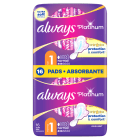 Ultra Normal Plus Podpaski ze skrzydełkami x 16 PLATINUM ALWAYS 1.000szt